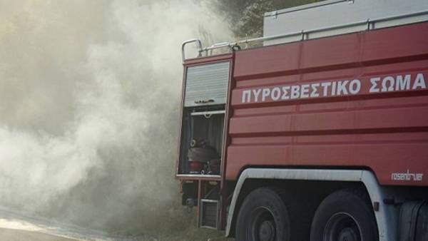 Σε εξέλιξη η φωτιά στην Ανατολική Μάνη