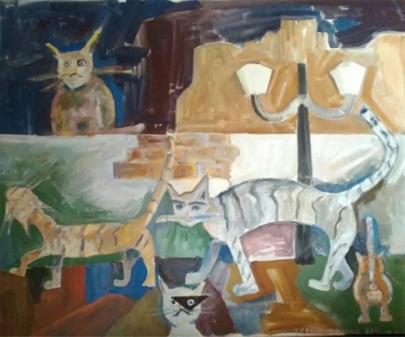 Εκθεση ζωγραφικής του Γιώργου Σταθουλόπουλου στο καφέ “Σταθμός”