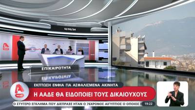 Εκπτωση ΕΝΦΙΑ σε ασφαλισμένα ακίνητα