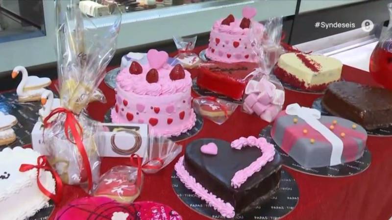 Αγίου Βαλεντίνου: Την τιμητική τους σήμερα ζαχαροπλαστεία - ανθοπωλεία (Βίντεο)