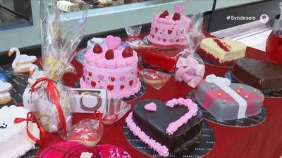 Αγίου Βαλεντίνου: Την τιμητική τους σήμερα ζαχαροπλαστεία - ανθοπωλεία (Βίντεο)