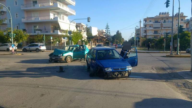 Τροχαίο ατύχημα σε διασταύρωση της Καλαμάτας
