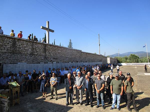 Μεσσηνία: Ησυχία στο μνημόσυνο της Πηγάδας στον Μελιγαλά