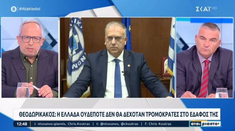 Θεοδωρικάκος για Τουρκία: Η Ελλάδα ουδέποτε θα δεχόταν τρομοκράτες στο έδαφός της (Βίντεο)
