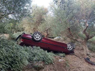 Μεσσηνία: Τροχαίο στην επαρχιακή οδό Δωρίου - Αετού