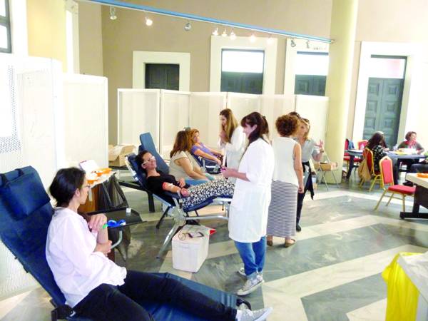 20 φιάλες αίμα έδωσαν οι εθελοντές