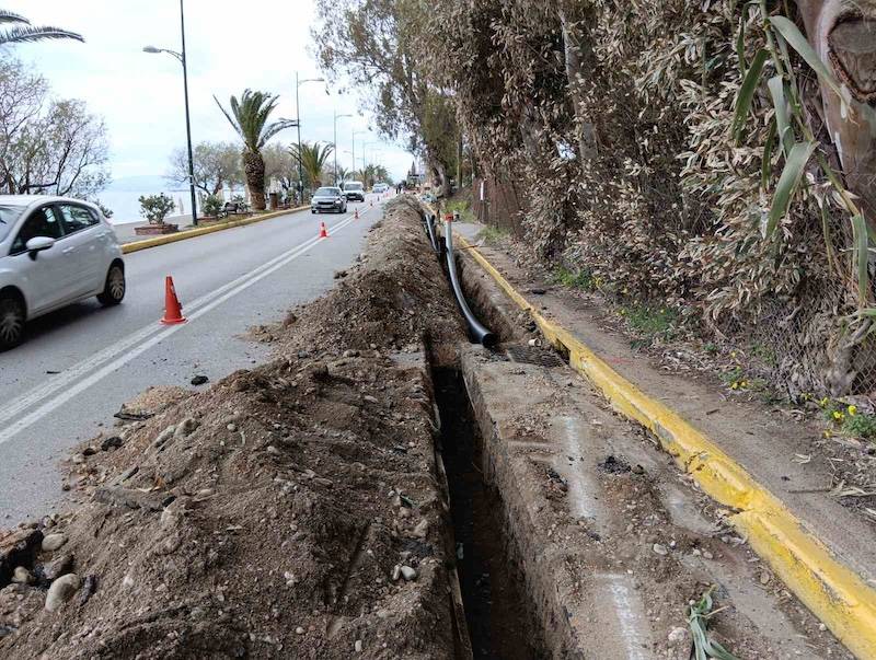 Αντικατάσταση δικτύου ύδρευσης στη Ναυαρίνου