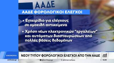 ΑΑΔΕ: Νέου τύπου έλεγχοι στην αγορά (Βίντεο)