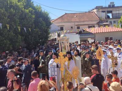 Η Μεσσήνη υποδέχθηκε την εικόνα της Παναγίας Βουλκανιώτισσας (βίντεο-φωτογραφίες)