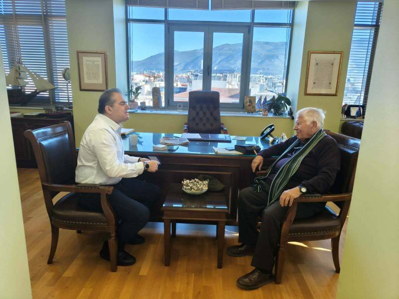 Καλαμάτα: Επίσκεψη Κουτσούλη σε Βασιλόπουλο