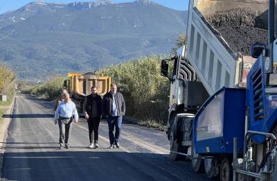 Προχωρούν οι εργασίες στον δρόμο Μελιγαλάς - Μερόπη