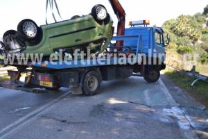&quot;Αγιο&quot; είχαν μάνα και κόρη στην εθνική οδό Κυπαρισσίας - Πύργου