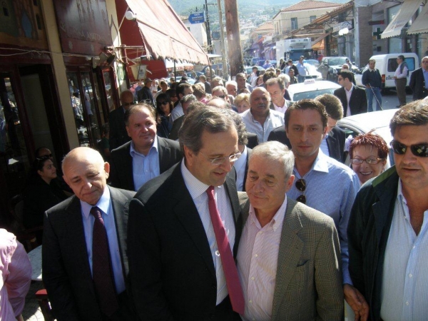 Συνάντηση Φιλ. Μπάμη με Αντ. Σαμαρά