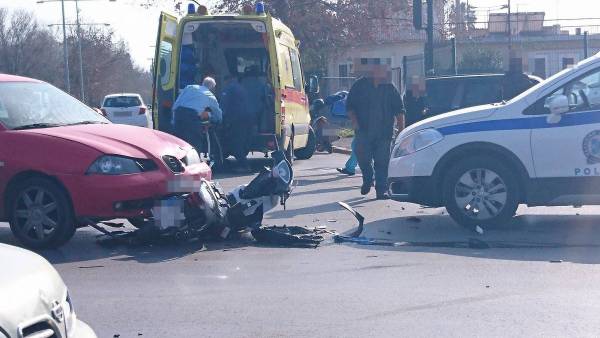 Καλαμάτα: Τροχαίο με τραυματισμό στη συμβολή Αρτέμιδος και Νέας Εισόδου