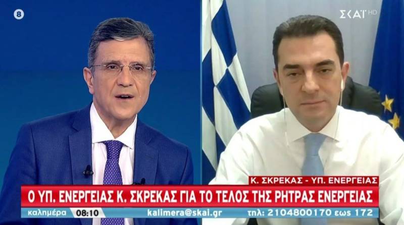 Σκρέκας: Η μείωση στη ρήτρα αναπροσαρμογής θα φανεί στους λογαριασμούς από 1η Αυγούστου ​​​​​​(Βίντεο)