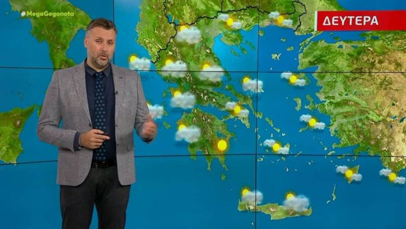 Βελτιωμένος με τοπικές νεφώσεις ο καιρός της Δευτέρας - Αναλυτική πρόγνωση (Βίντεο)