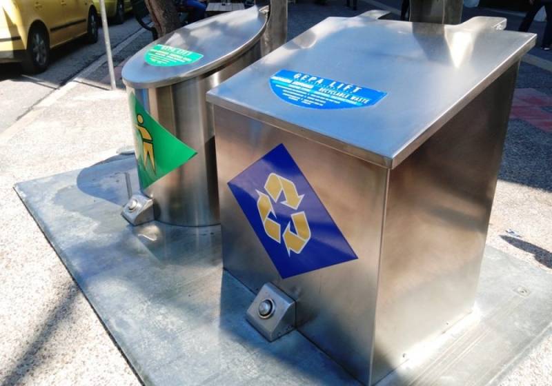 Βυθιζόμενοι ηλεκτρικοί κάδοι απορριμμάτων στο Δήμο Δυτικής Μάνης