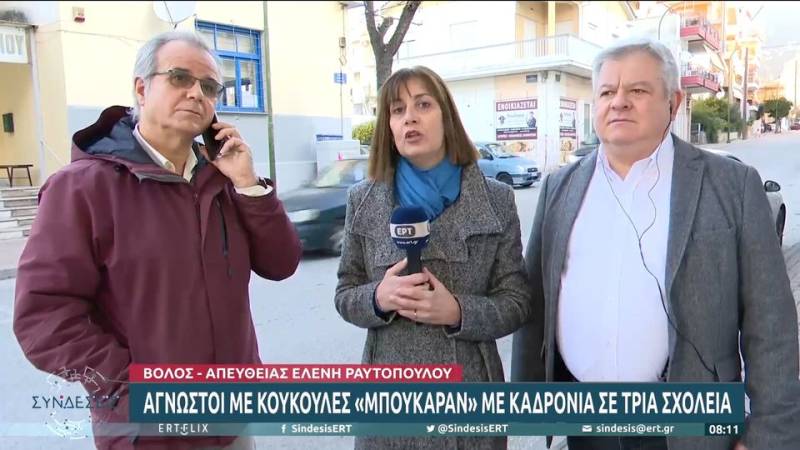 Βόλος: Άγνωστοι με κουκούλες «μπούκαραν» με καδρόνια σε τρία σχολεία