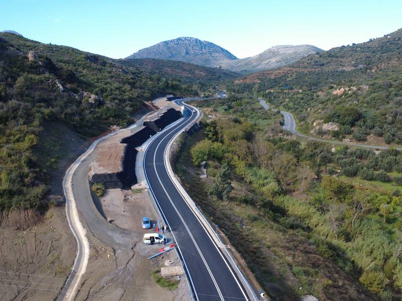 Λακωνία: Ολοκλήρωση έργων στο δρόμο Γύθειο – Αρεόπολη – Γερολιμένας