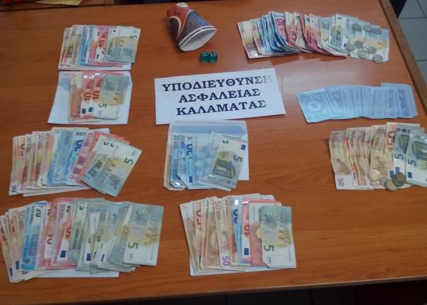 14 συλλήψεις για.. μπλακ τζακ και ζάρια σε καφενεία της Μεσσηνίας