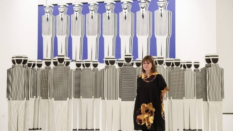 H Σακελλαροπούλου εγκαινίασε το Μουσείο Γαΐτη - Σίμωσι στην Ίο