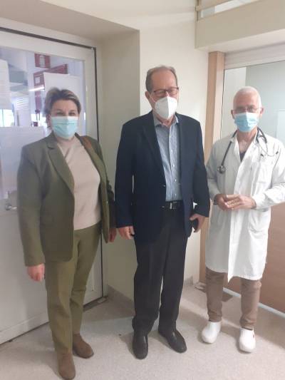 Την 1η δόση του εμβολίου έκανε ο Παναγιώτης Νίκας