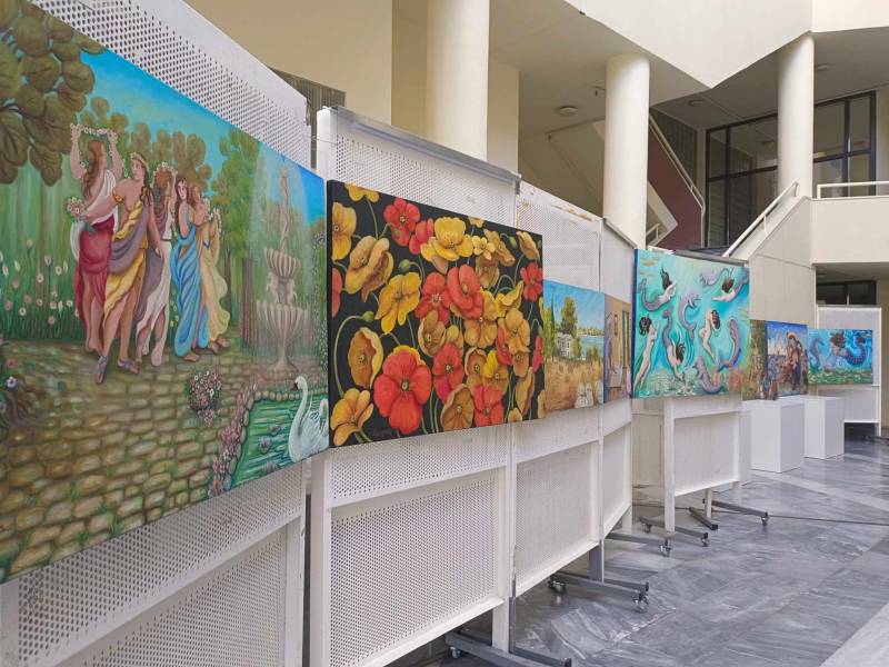 Καλαμάτα: Έκθεση ζωγραφικής της Θεώνης Σγουρέα και του Κωνσταντίνου Τριανταφυλλόπουλου