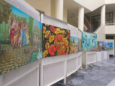 Καλαμάτα: Έκθεση ζωγραφικής της Θεώνης Σγουρέα και του Κωνσταντίνου Τριανταφυλλόπουλου