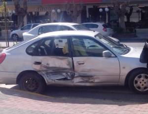 Τροχαίο στη διασταύρωση Μιαούλη και Κρήτης στην Καλαμάτα