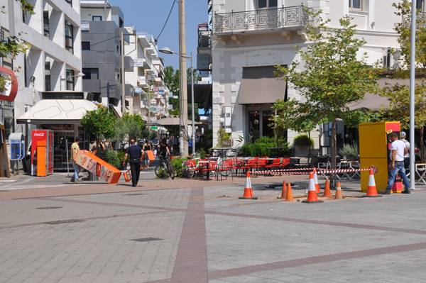 Μετακόμιση περιπτέρου από την πλατεία  στον πεζόδρομο
