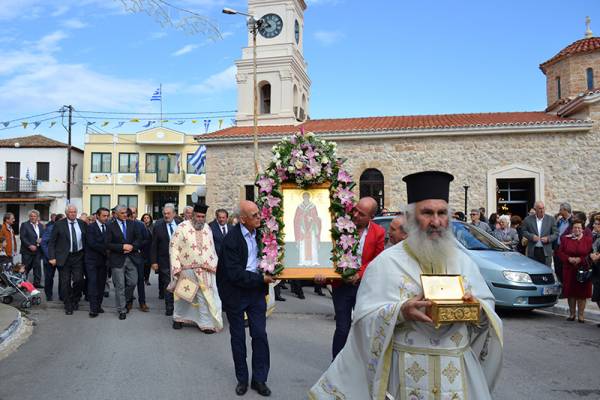 Γαργαλιάνοι: Ευχές και πολιτικές μπηχτές από Κατσίβελα στον εορτασμό του Αγίου Διονυσίου