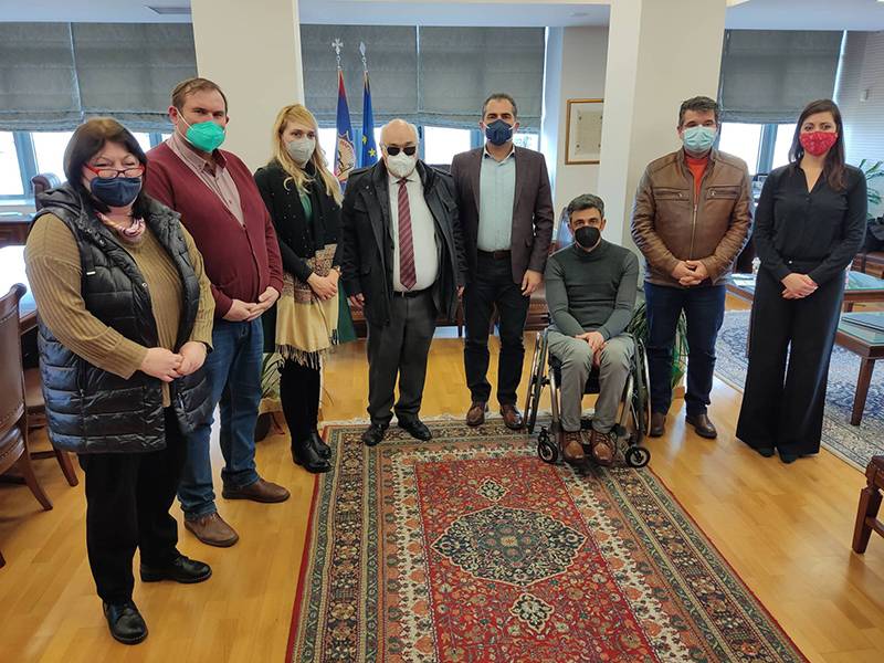 Ο Βαρδακαστάνης στο Δημαρχείο Καλαμάτας για το πρόγραμμα “Αγησίλαος”