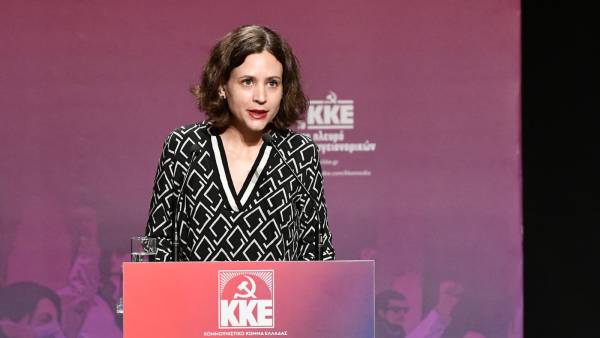 ΚΚΕ: Η υποψήφια ευρωβουλετής Δήμητρα Σταματέλου στην Καλαμάτα
