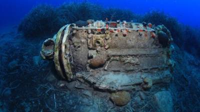 Γερμανικό «Στούκα» από τον δεύτερο Παγκόσμιο Πόλεμο στα νερά της Καρπάθου