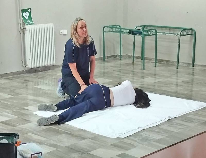 Σεμινάριο Πρώτων Βοηθειών στο 1ο Γυμνάσιο Μεσσήνης