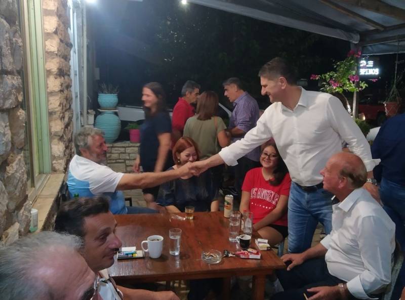 Νέες συναντήσεις Αθανασόπουλου σε χωριά της Μεσσήνης