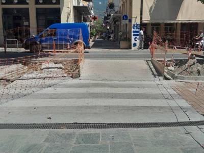 Ετοιμη η διάβαση πεζών