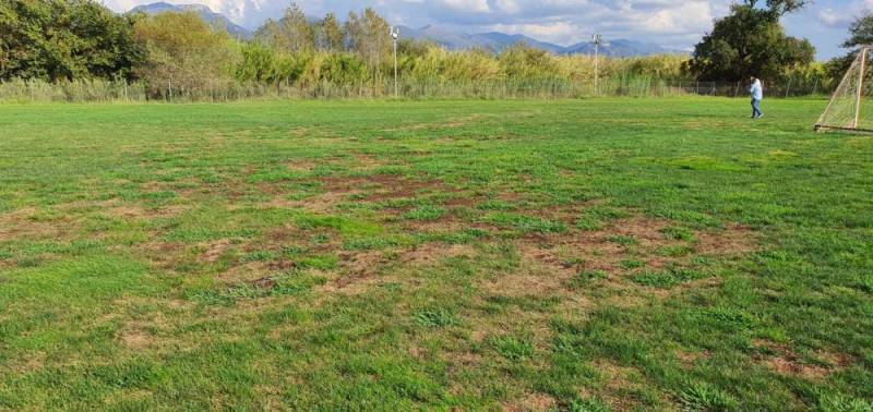 Αποκατάσταση χλοοτάπητα γηπέδων Μελιγαλά και Διαβολιτσίου