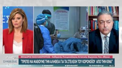 Βασιλακόπουλος: Πρέπει να μάθουμε την αλήθεια για τα στελέχη του κορονοϊού από την Κίνα (Βίντεο)