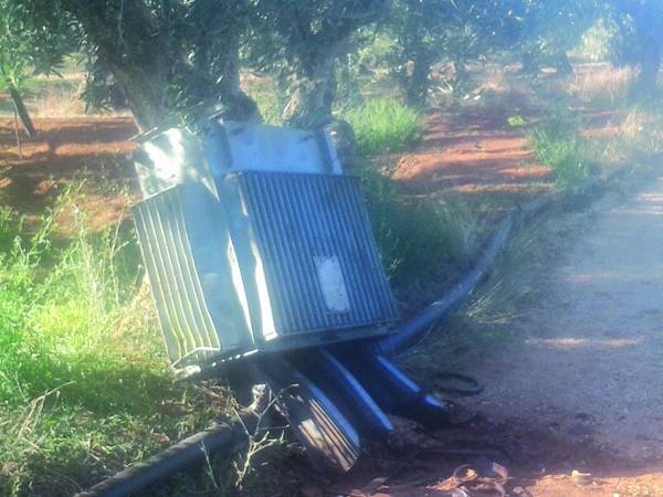 Κλοπή χαλκού από μετασχηματιστή της ΔΕΗ στη Βάλτα Τριφυλίας