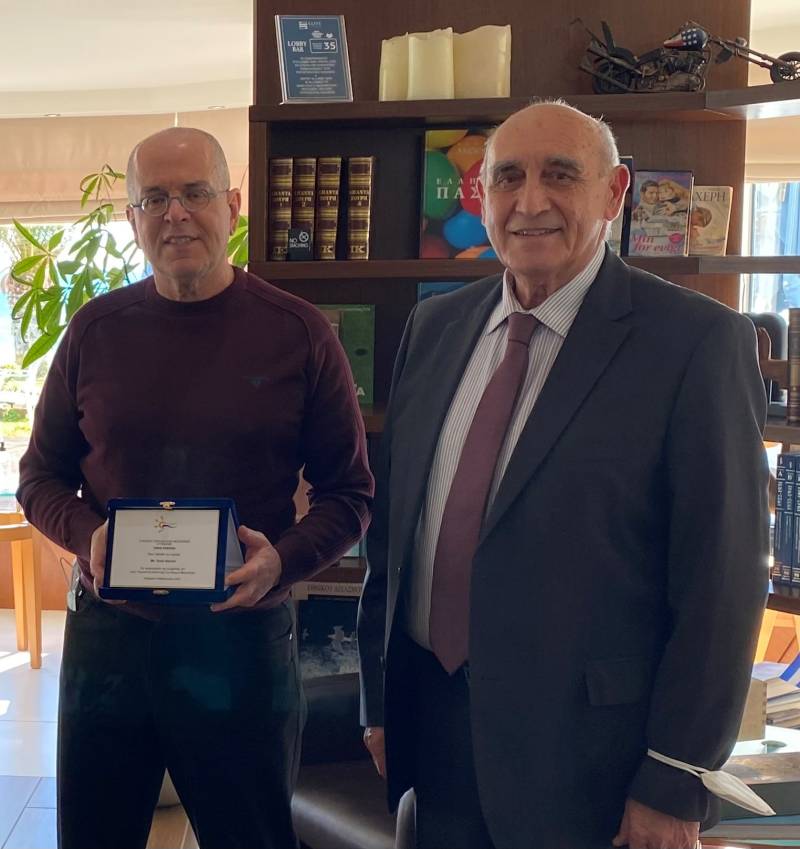 Συνάντηση Καραλή με πρεσβευτή του Ισραήλ: Ζήτησε τακτικές πτήσεις Τελ Αβίβ με Καλαμάτα