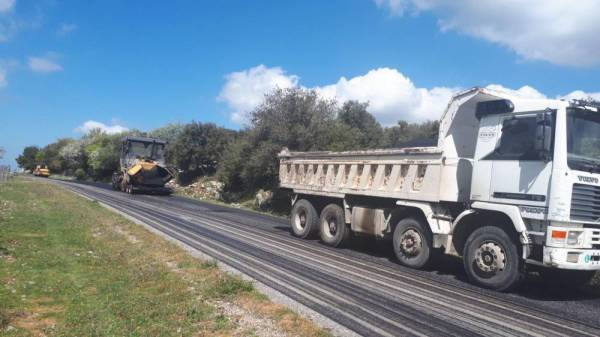 Μεσσηνία: Εργασίες ασφαλτόστρωσης στην 29η επαρχιακή οδό