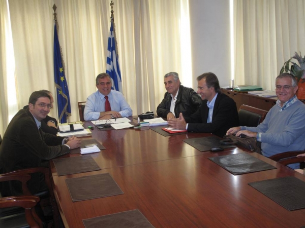 Με τη διοικούσε επιτροπή του Γεωτεχνικού Επιμελητηρίου συναντήθηκε ο Τ. Αποστολόπουλος