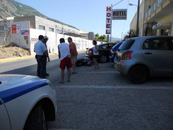 Τροχαίο με τραυματισμό μοτοσικλετιστή στην Καλαμάτα