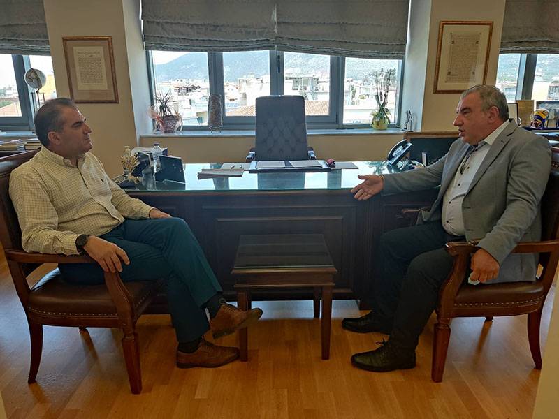 Στον δήμαρχο Καλαμάτας ο νέος διευθυντής Δευτεροβάθμιας Εκπαίδευσης