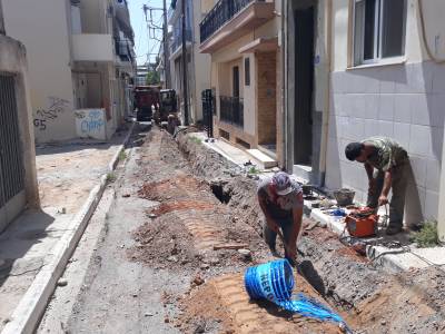 Αντικατάσταση δικτύου ύδρευσης στο κέντρο της Καλαμάτας
