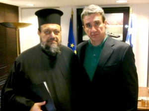 Για τα προνοιακά των ιδρυμάτων συζήτησαν Λοβέρδος - μητροπολίτης