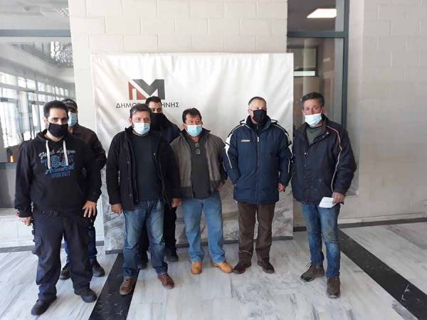 Διαμαρτυρία στη Μεσσήνη για δάνεια αγροτών (βίντεο)