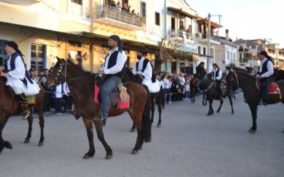 Αναπαράσταση απελευθέρωσης της Αρκαδιάς