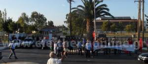 Μηχανοκίνητη πορεία κατά του πολέμου από το ΚΚΕ στο αεροδρόμιο της Καλαμάτας (βίντεο)